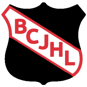 BCJHL Logo Red and Black Re-creation From a Program