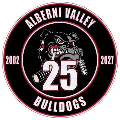 Alberni Valley Bulldogs Logo 25-