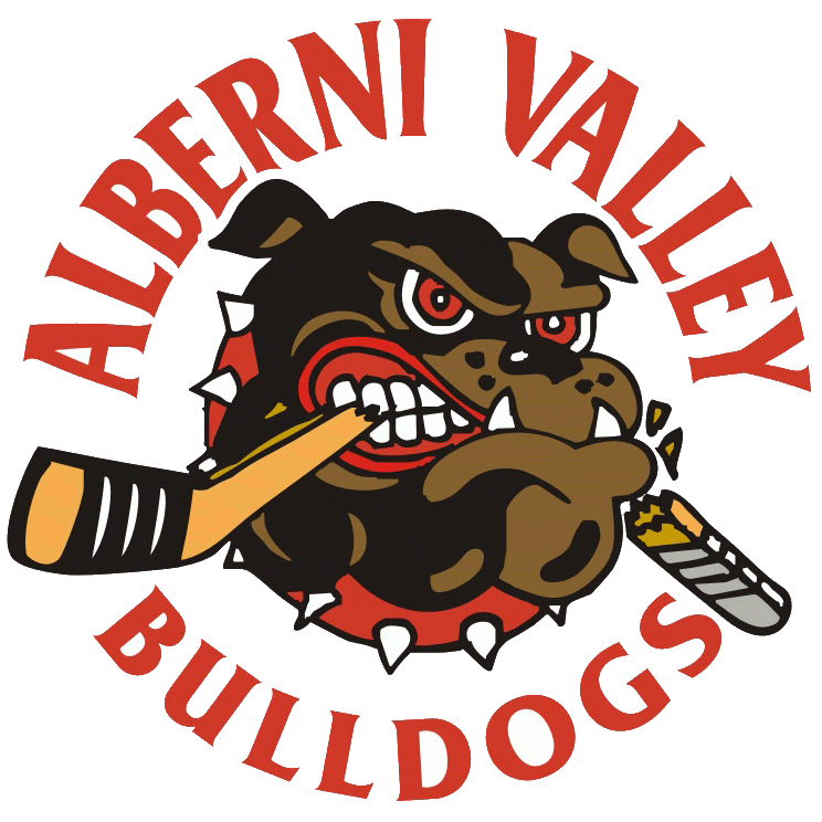 Alberni Valley Bulldogs Logo 2002-
