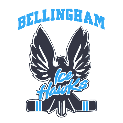 Belingham Ice Hawks Logo 1992-93