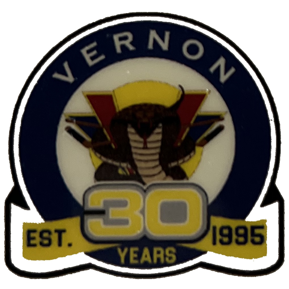 Vernon Vipers 30 Logo 2025